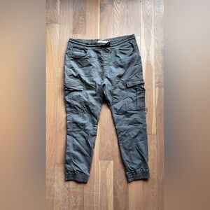 Men's Charcoal Cargo Pants